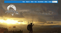 Desktop Screenshot of colombiaparagliding.com